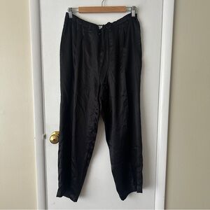 Black Silk Lounge Pant